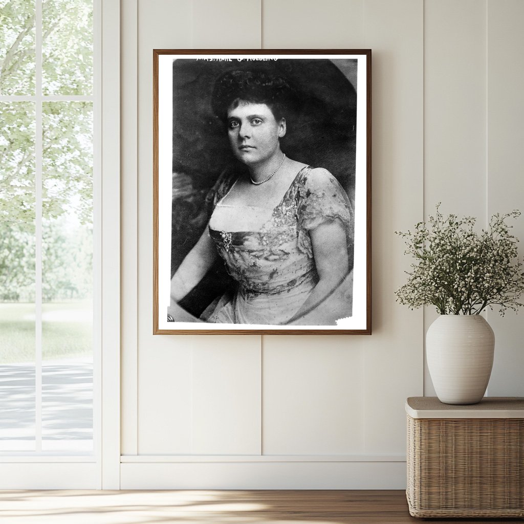Elegant Portrait of Mrs. Roebling, 1910-1915