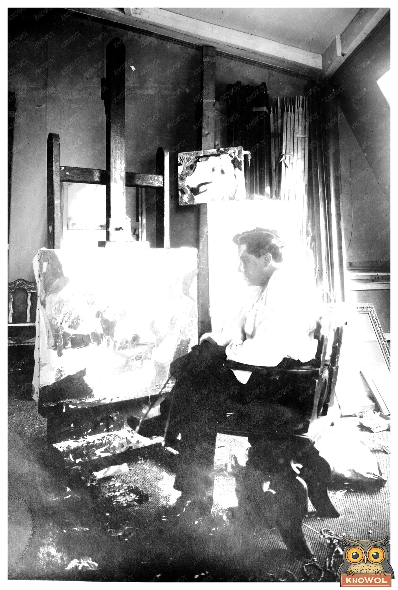 Avant-Garde Artist Portrait from the Early 1910s
