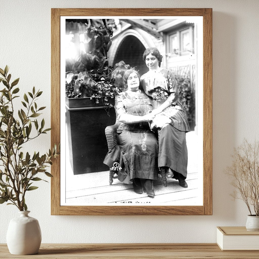 Inspiring Moment: Helen Keller with Mrs. Macy, 1913