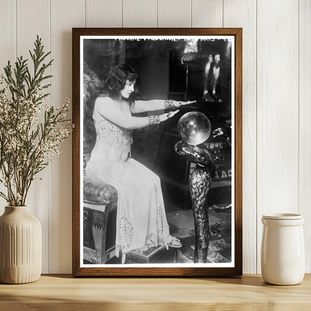 Captivating Actress as Potiphars Wife, Circa 1910