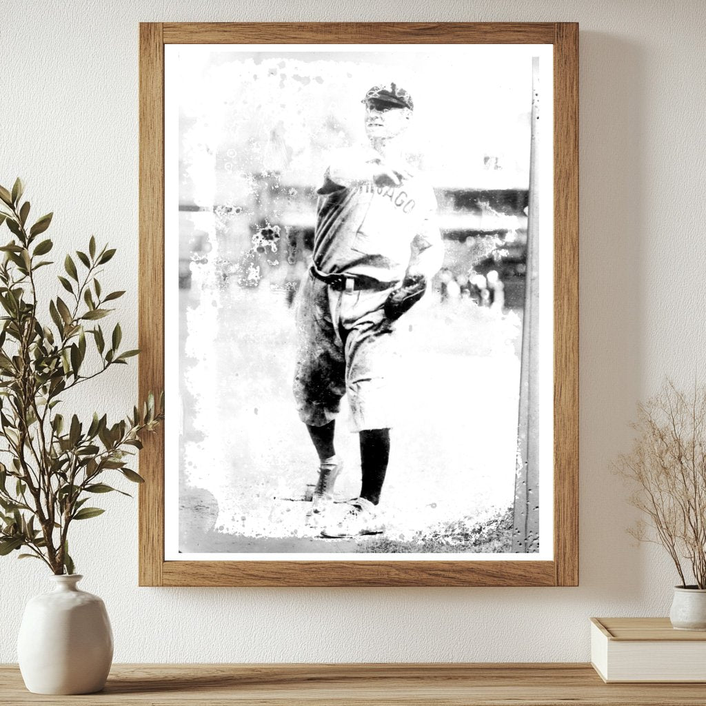 1907 Chicago NL Star at Polo Grounds Action Shot