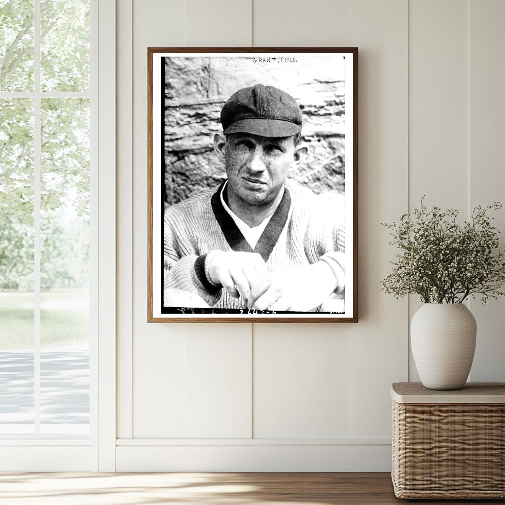 1908 Eddie Grant: A Glimpse of Early Baseball Glory