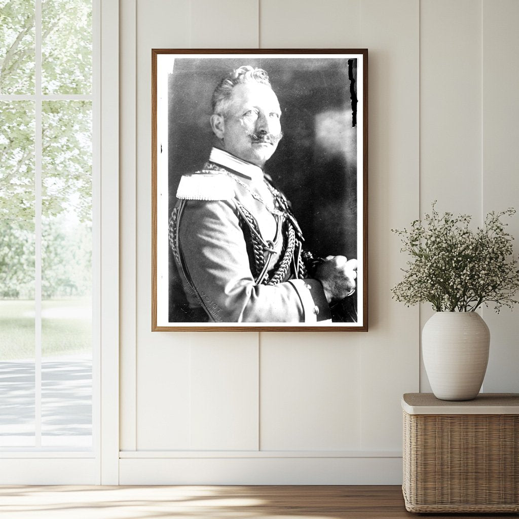 Powerful Portrait of Kaiser Wilhelm II, 1910-1915