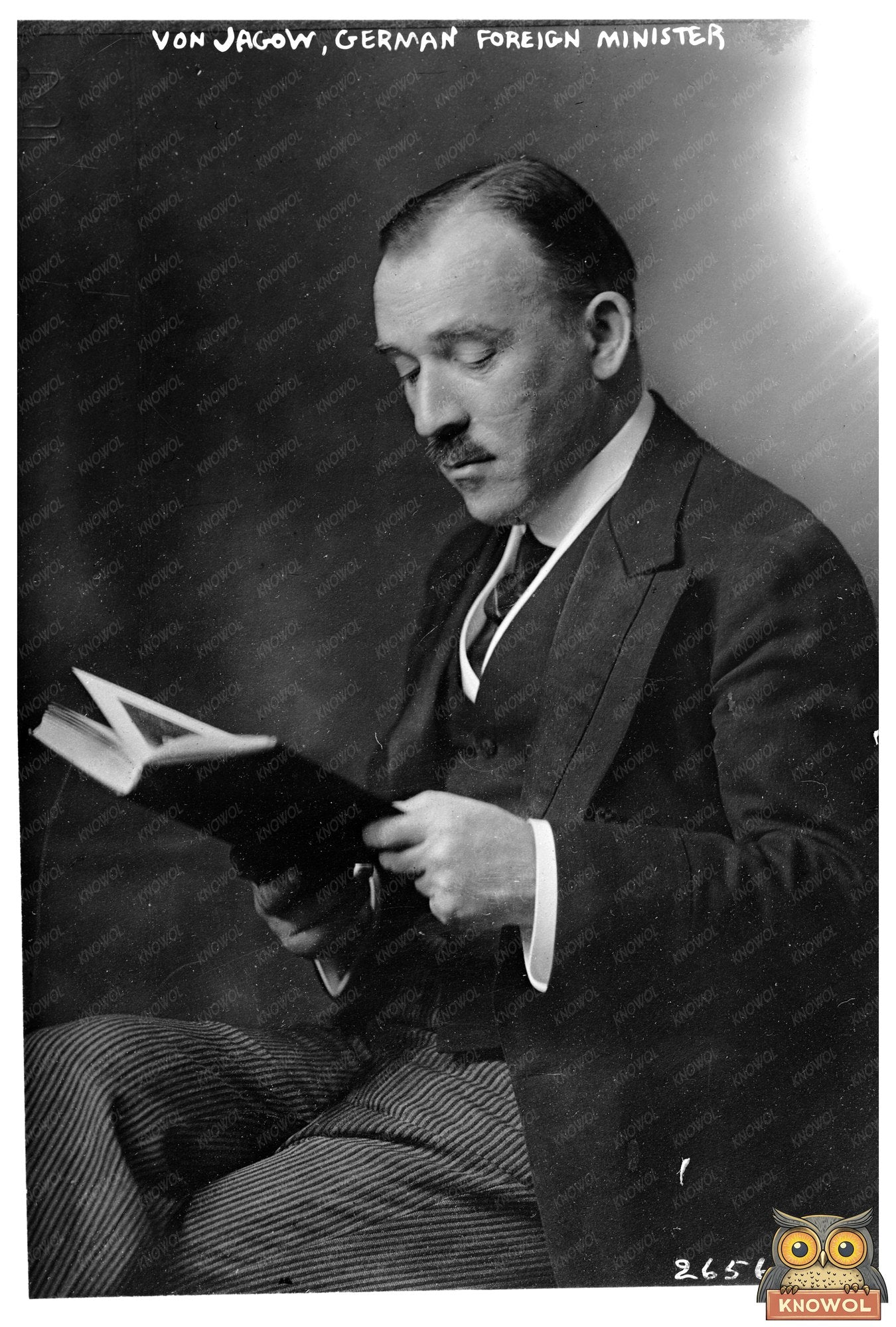 German Foreign Minister Von Jagow Portrait, 1910s