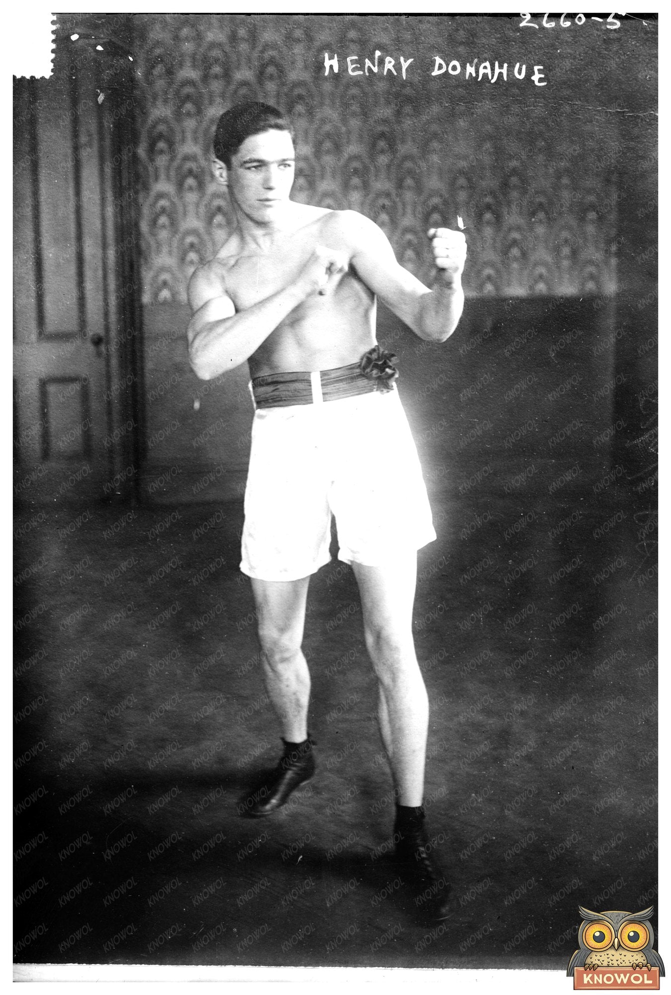 Early 20th Century Portrait of a Distinguished Old Boxer