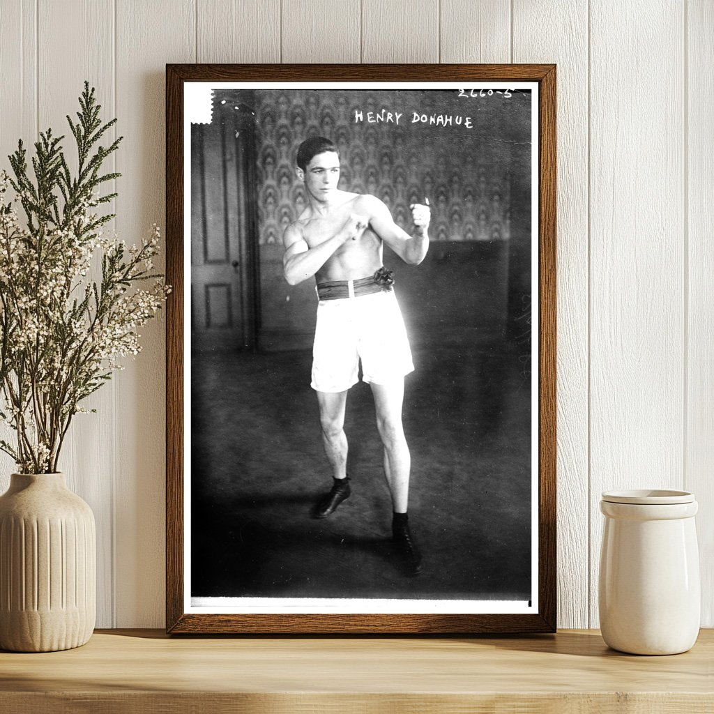 Early 20th Century Portrait of a Distinguished Old Boxer