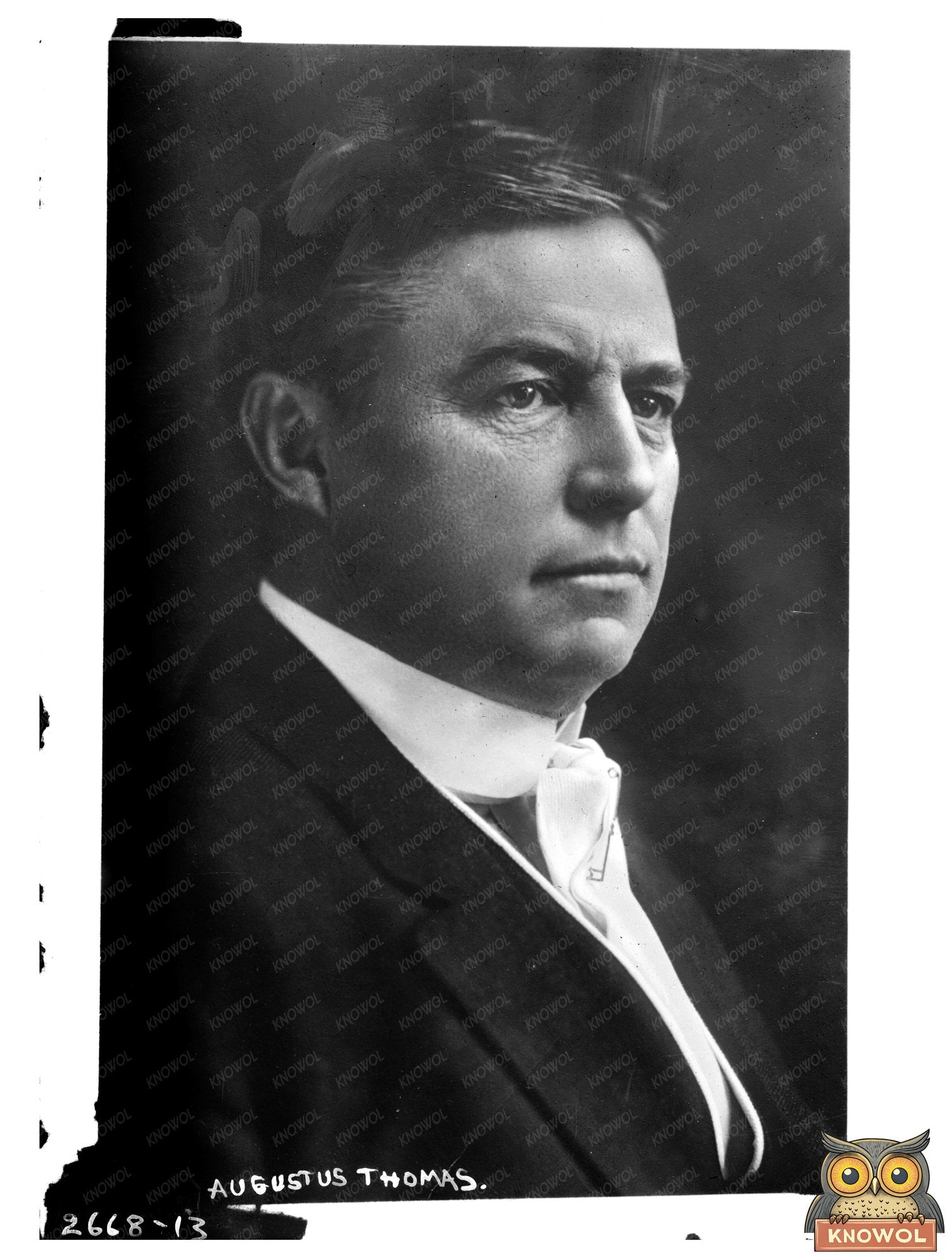 1920s American Theater Icon Portrait - Augustus Thomas