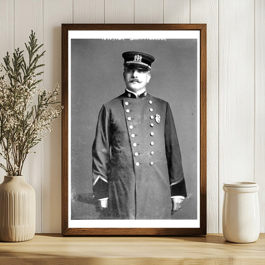 Early 1900s American Law Enforcement Portrait