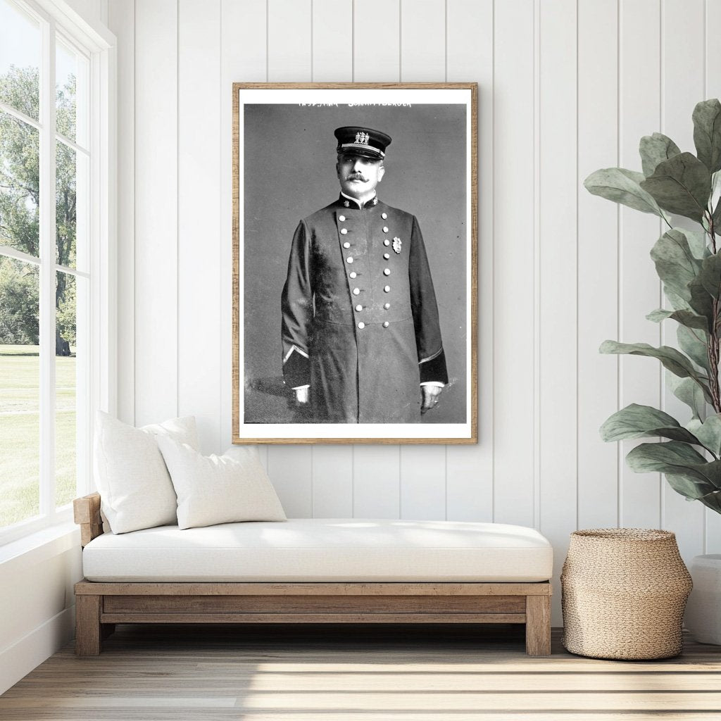 Early 1900s American Law Enforcement Portrait