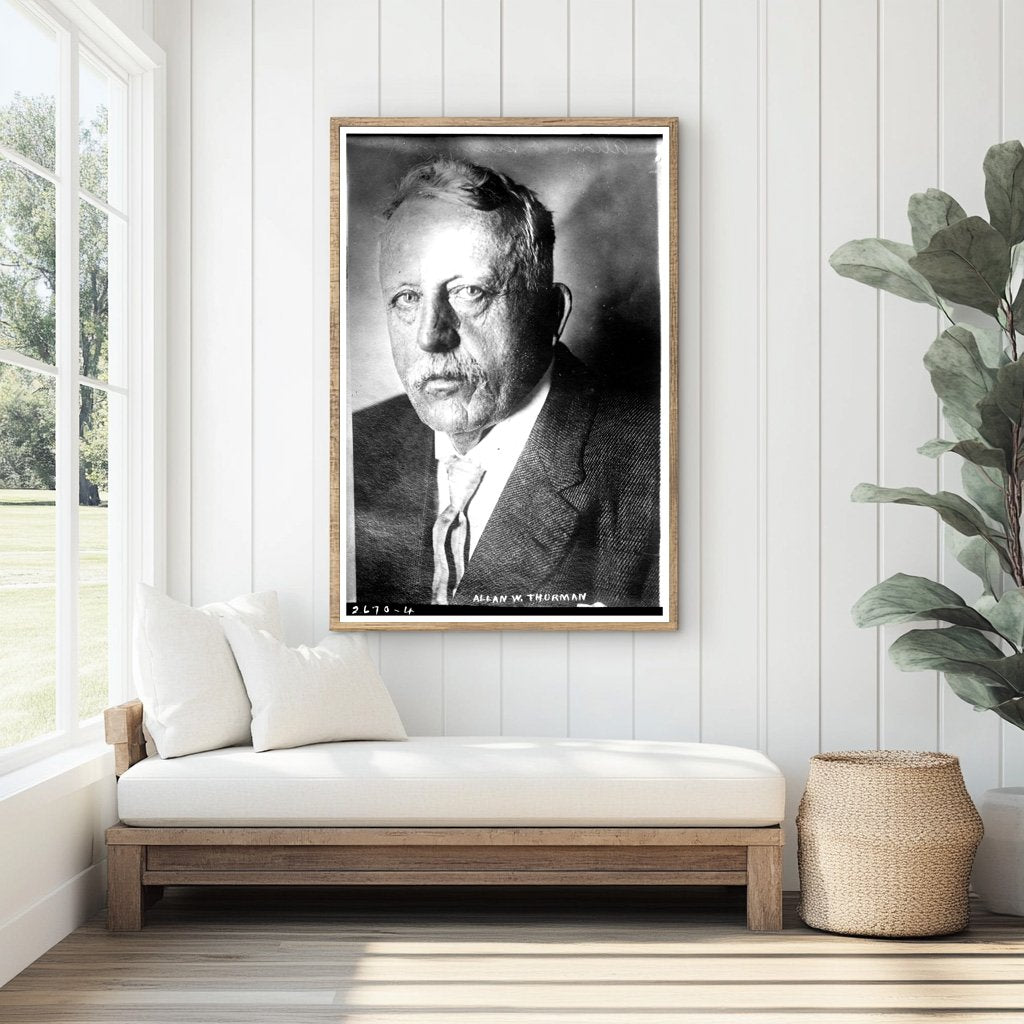 Historic Portrait of Early 20th Century Politician