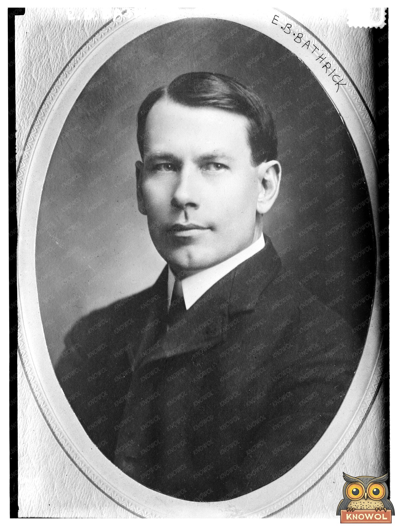 Vintage Portrait of an Ohio Gentleman, Circa 1910