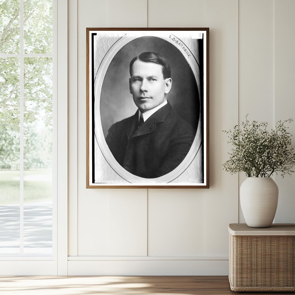 Vintage Portrait of an Ohio Gentleman, Circa 1910
