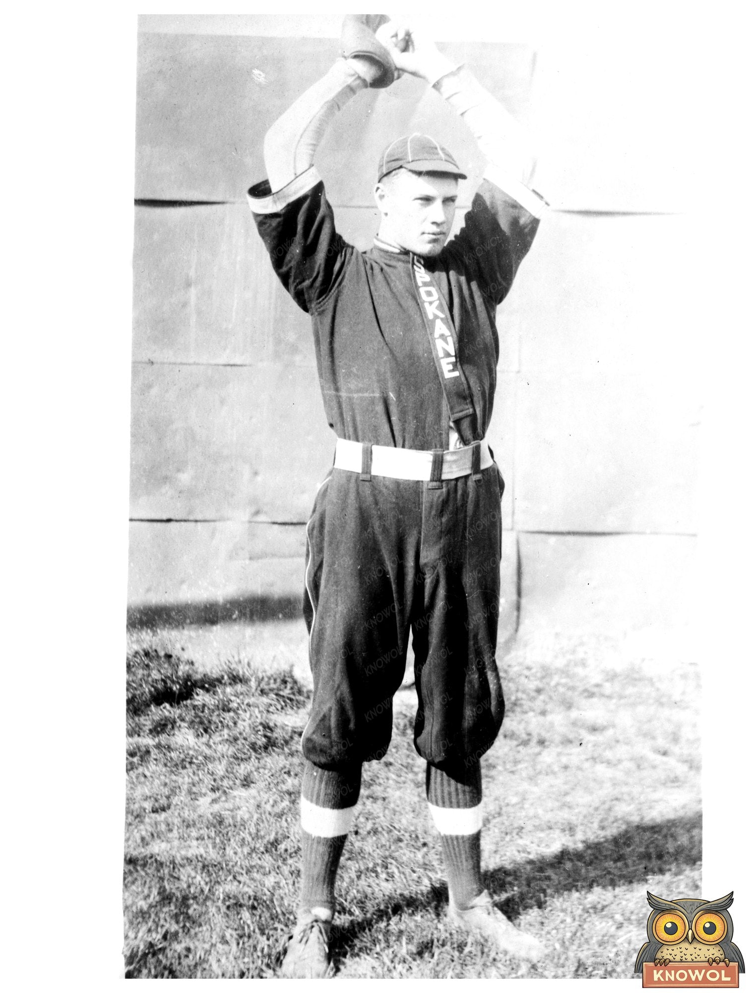 1912 Spokane Baseball: Northwestern League Action Shot