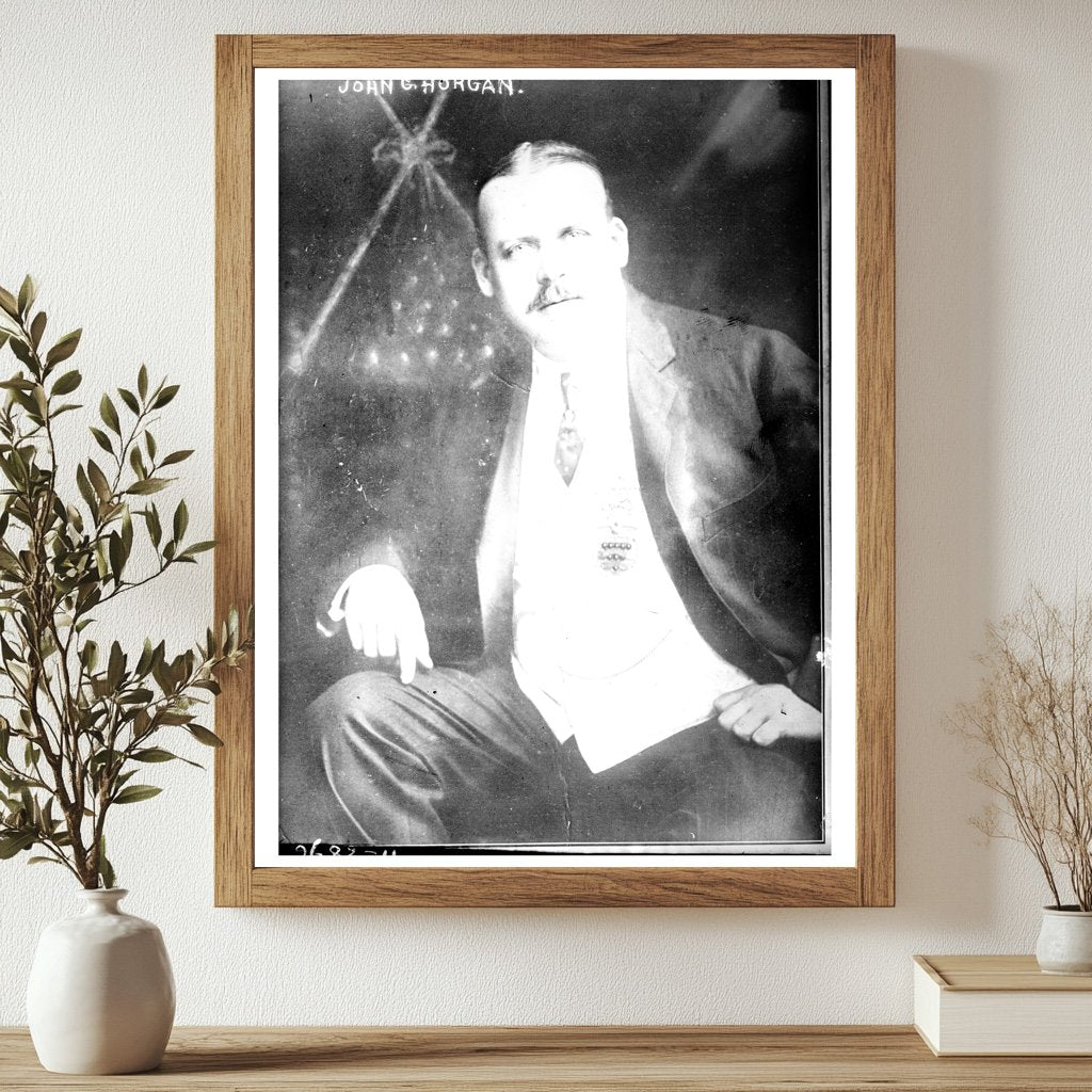 Early 20th-Century Governor Portrait, Circa 1910