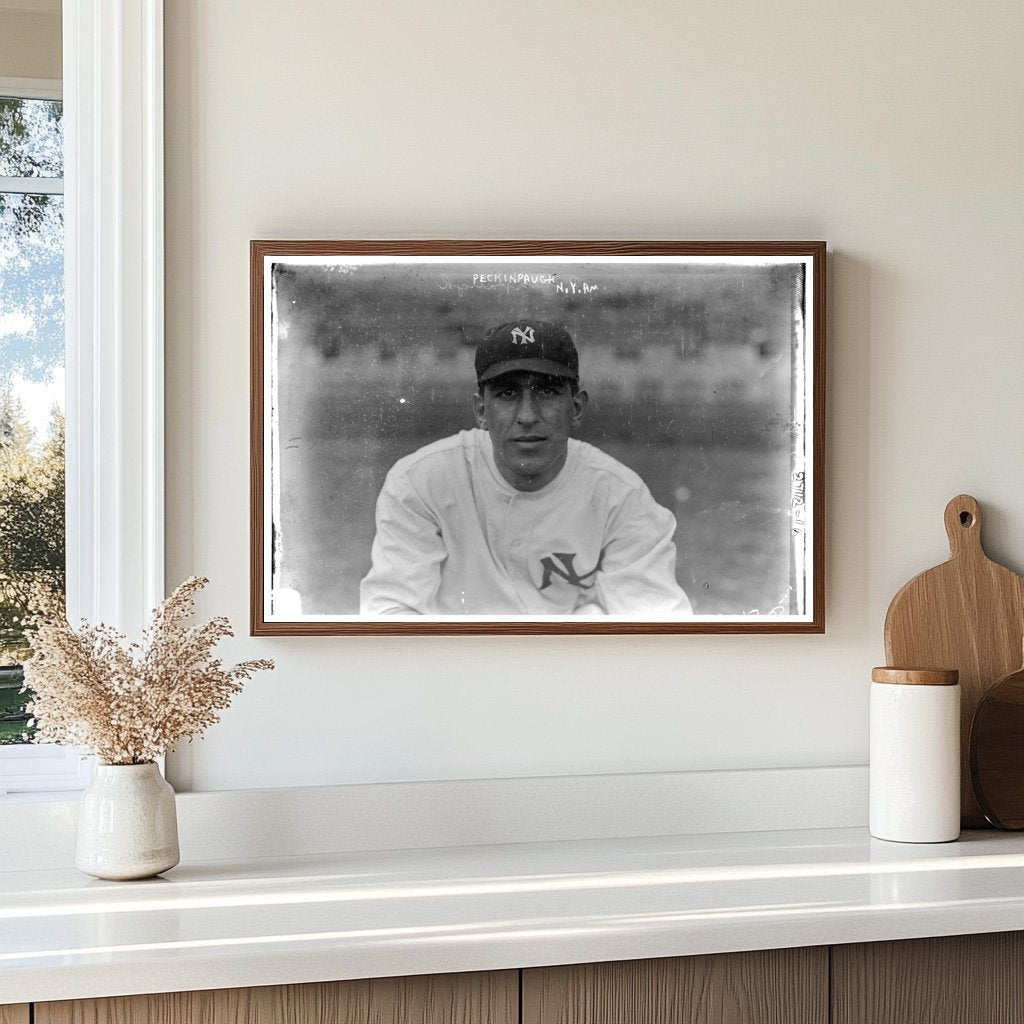 1913 New York Yankees Star Roger Peckinpaugh Portrait