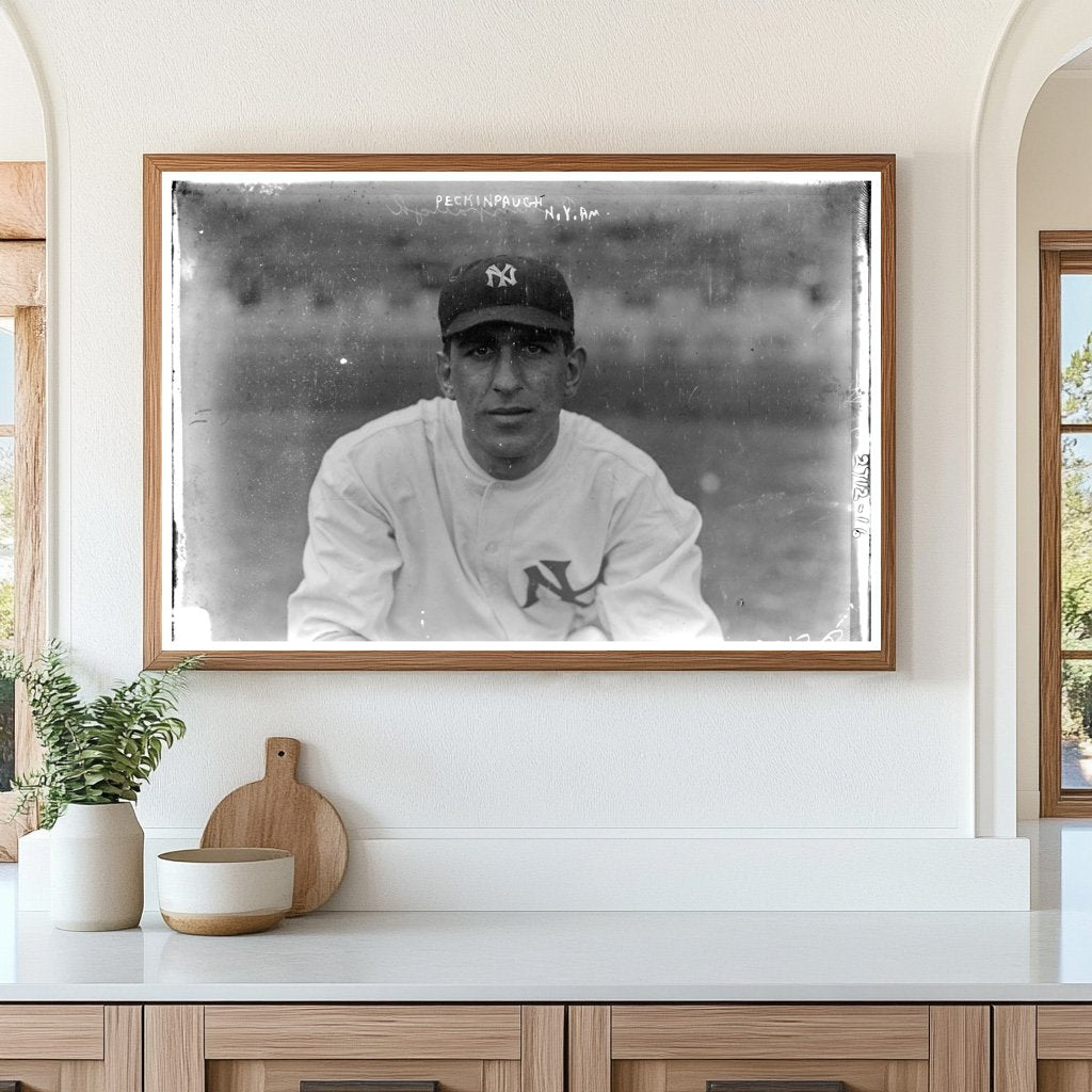 1913 New York Yankees Star Roger Peckinpaugh Portrait