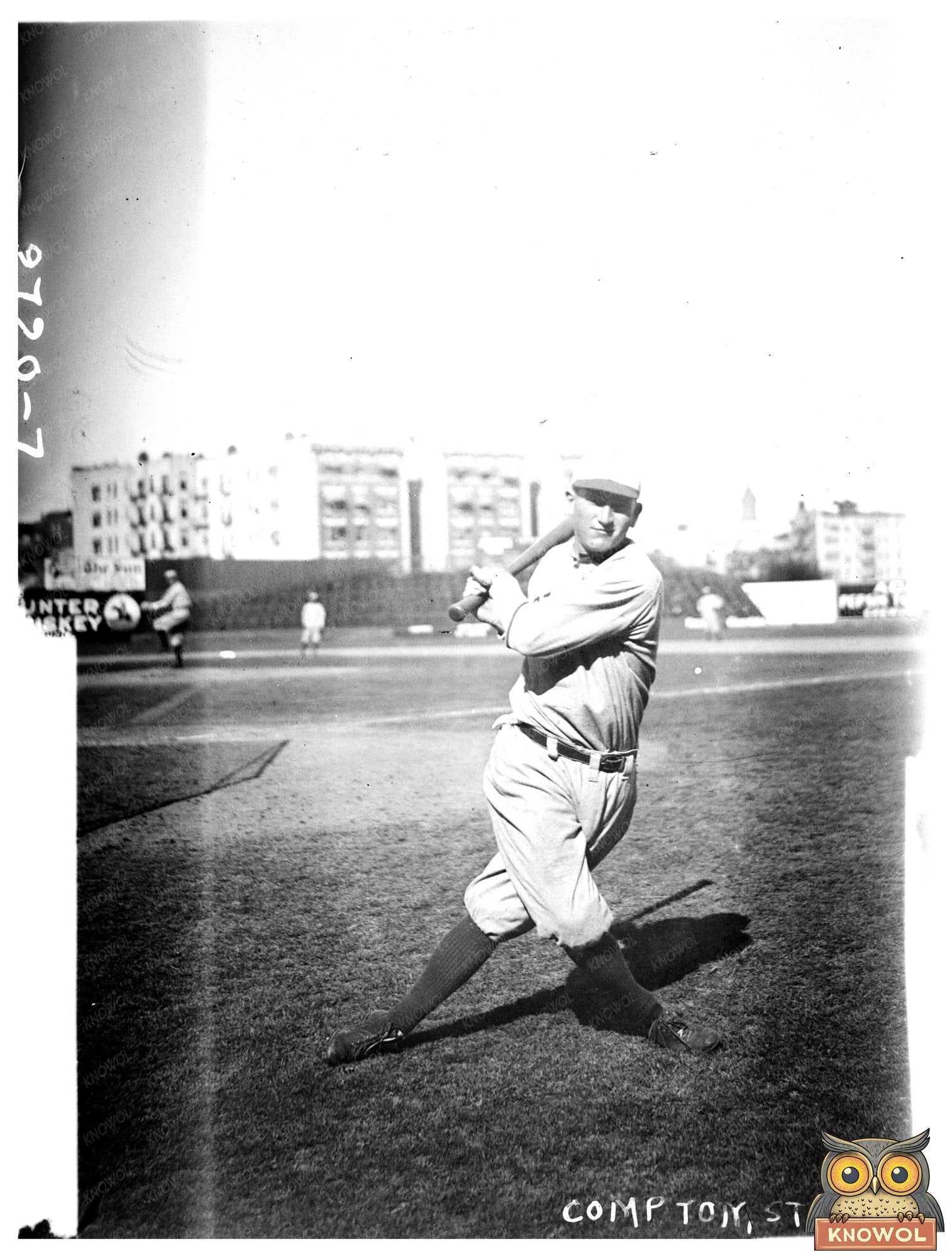 1912 St. Louis Browns Outfielder at Hilltop Park