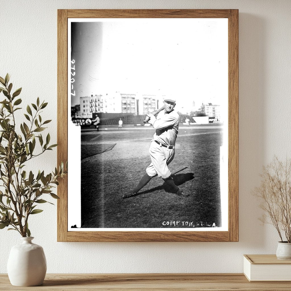 1912 St. Louis Browns Outfielder at Hilltop Park