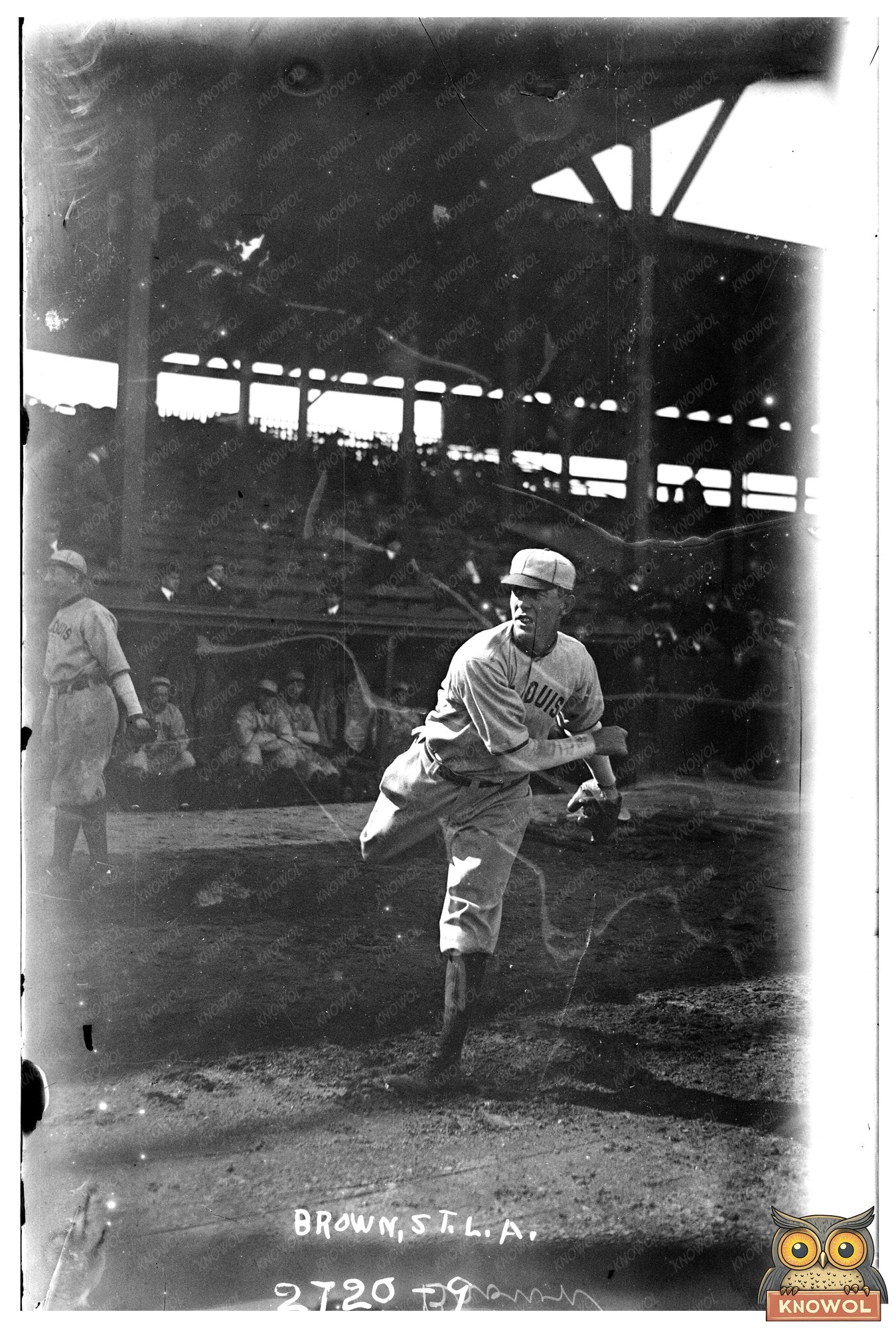 1912 St. Louis Baseball Star: Elmer Brown Captured