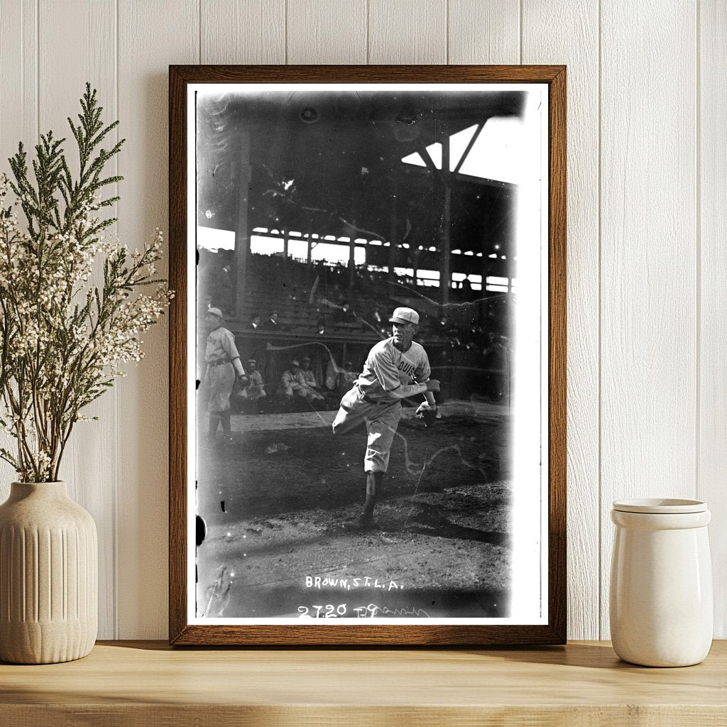 1912 St. Louis Baseball Star: Elmer Brown Captured