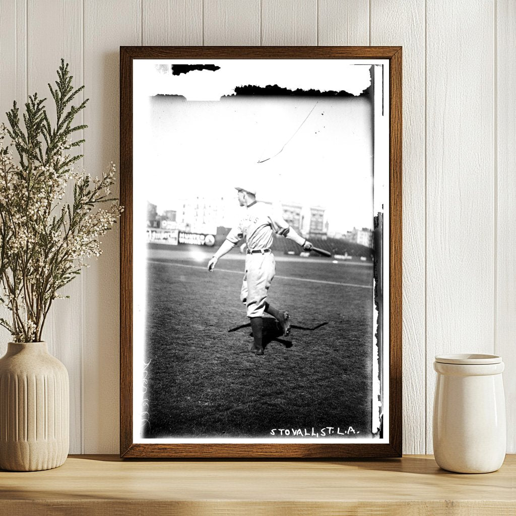 1912 St. Louis Baseball Icon in Action