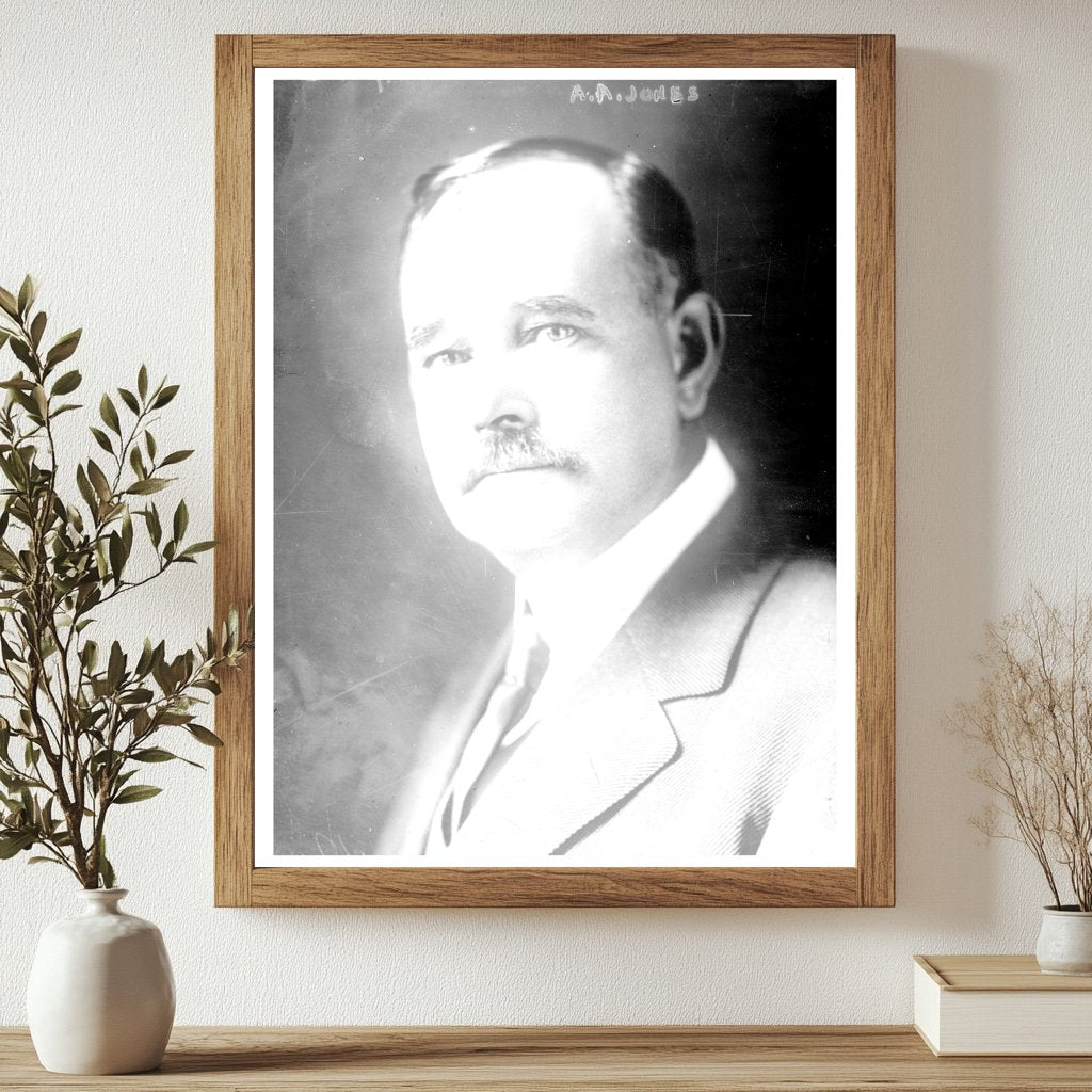 1913 Portrait of Notable Figure A.A. Jones