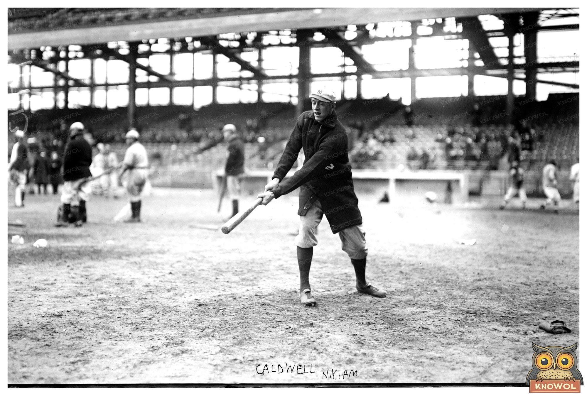 1913 Ebbets Field Exhibition: Vintage Baseball Action