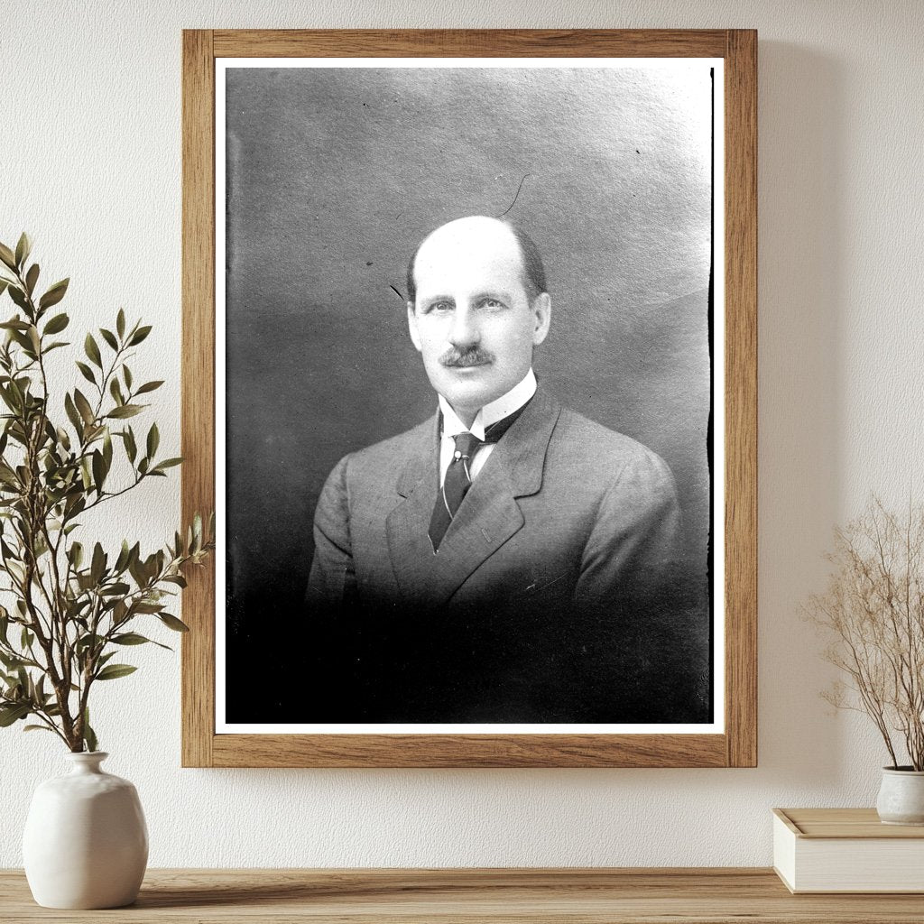 Early 1900s Vintage Portrait of Jos. R. Darling