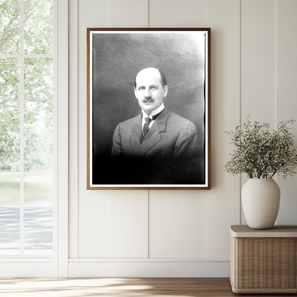 Early 1900s Vintage Portrait of Jos. R. Darling