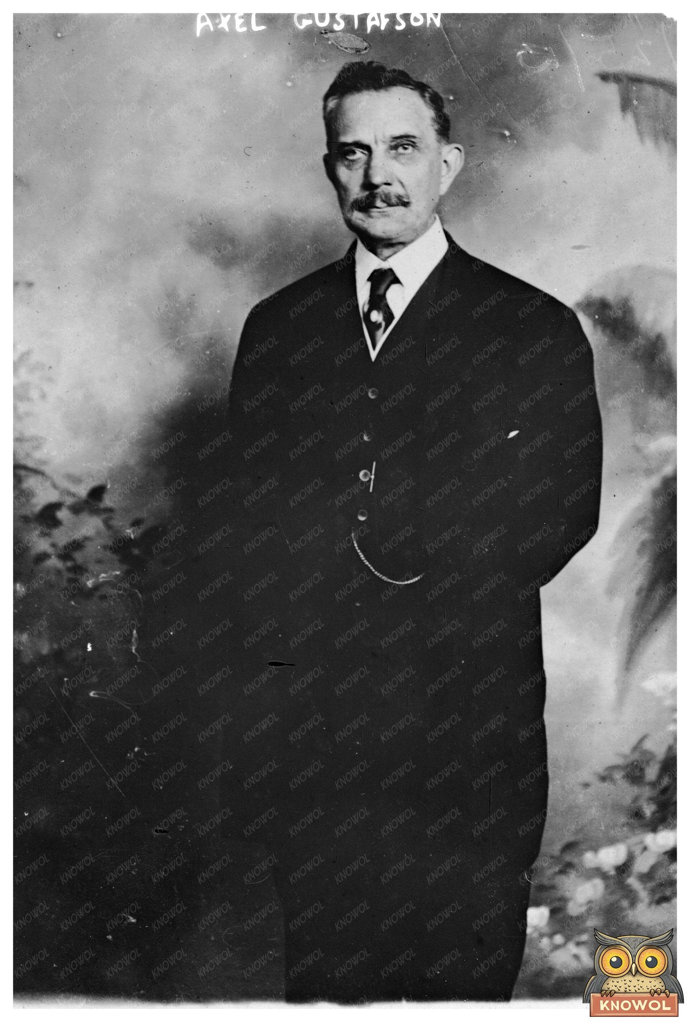 Vintage Portrait of a Community Leader (1910-1915)
