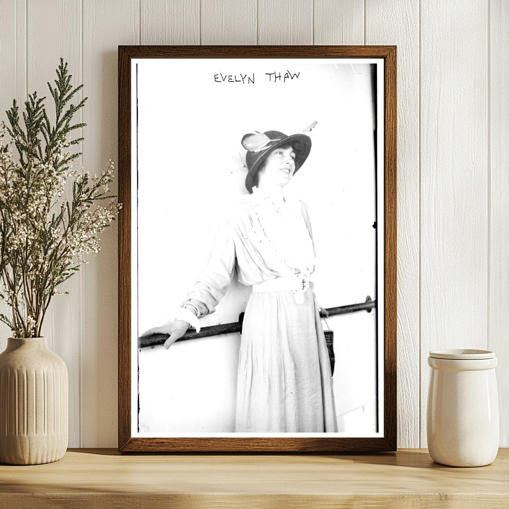 1913 Portrait of Evelyn Thaw: Scandalous Elegance