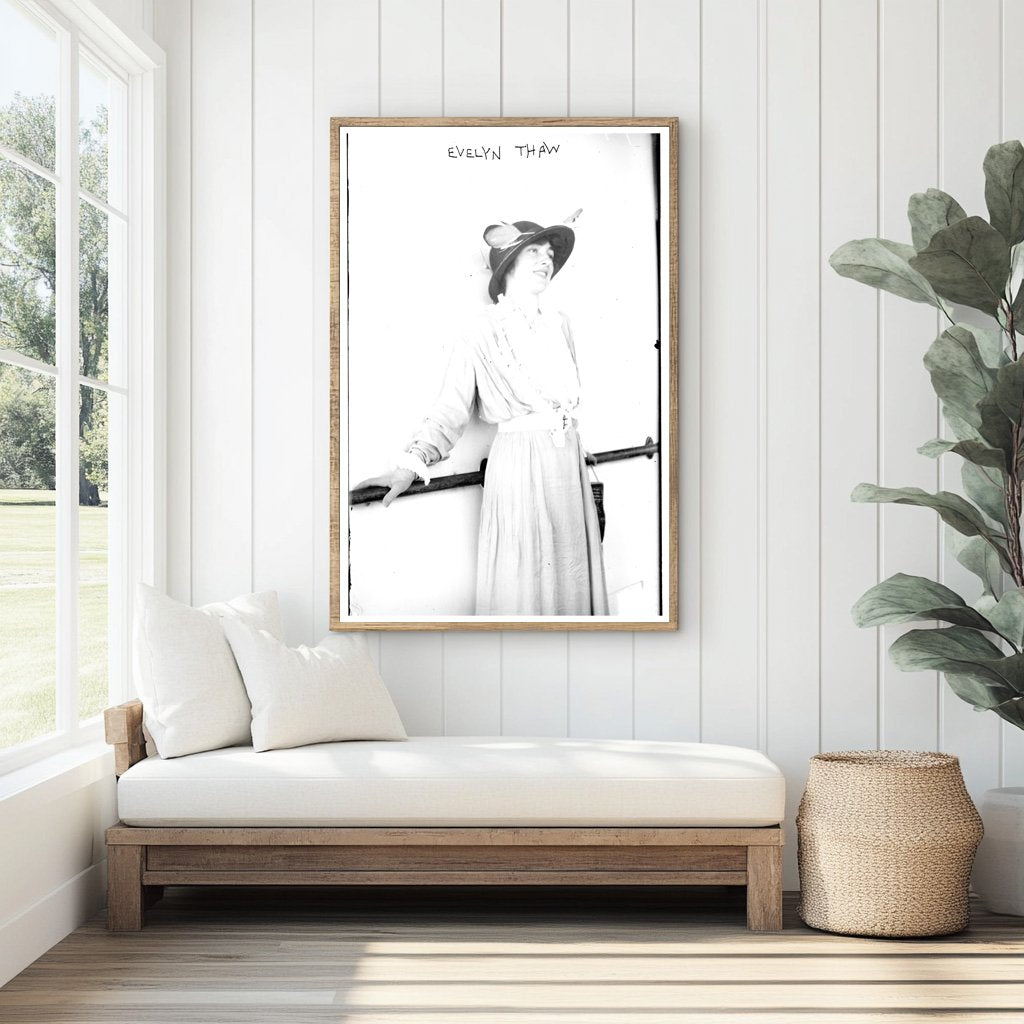 1913 Portrait of Evelyn Thaw: Scandalous Elegance