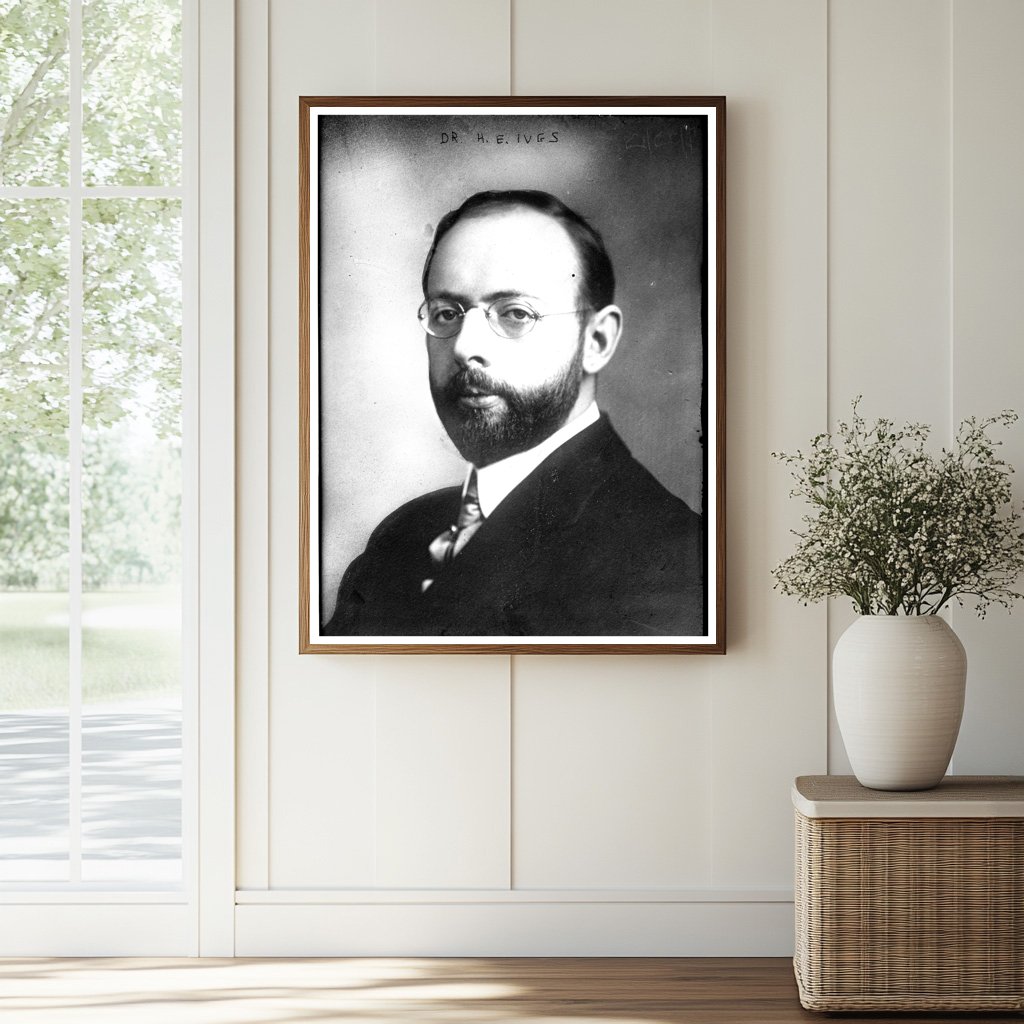 1913 Portrait of a Pioneering Early 20th Century Doctor