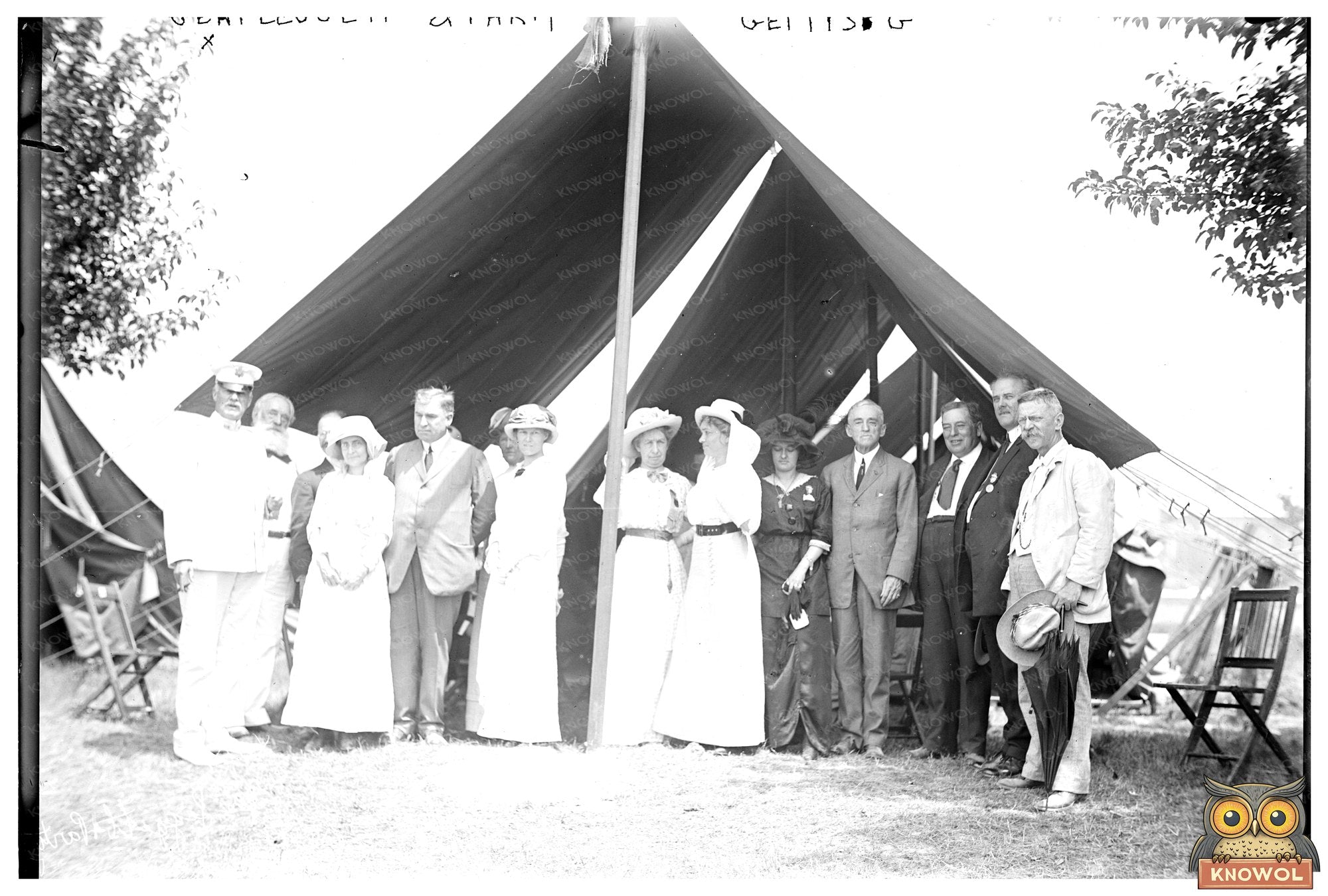 50th Gettysburg Reunion: General Leggett & Entourage