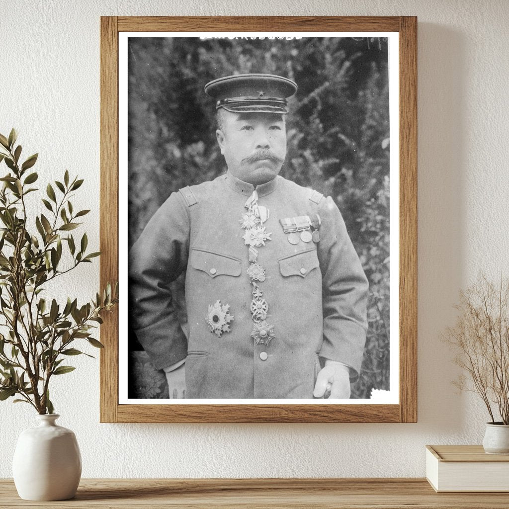 1913 Portrait of Japanese General S. Kusuose