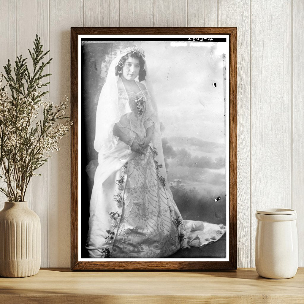 Elegant Portrait of a Young Woman, 1910s