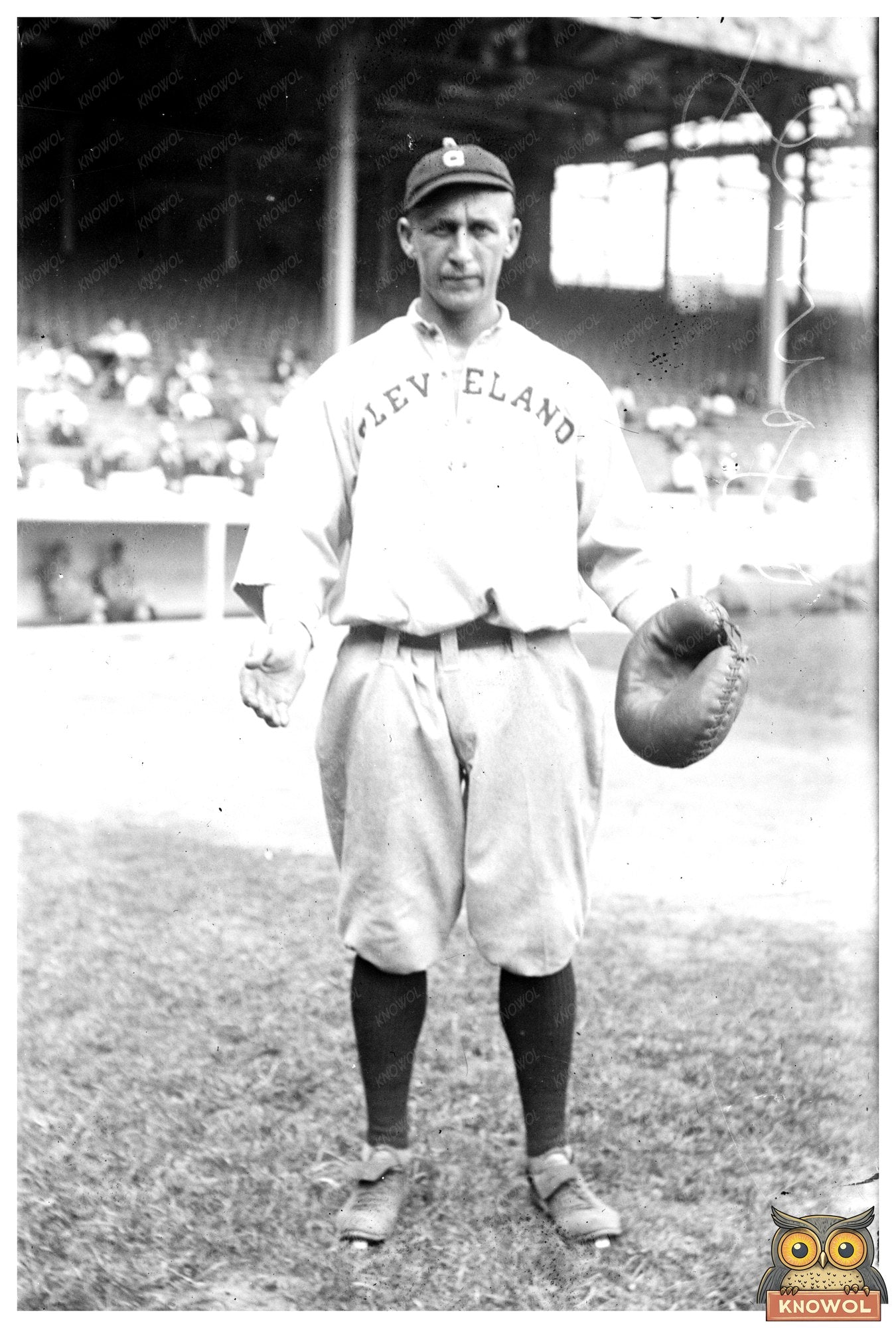 Catcher in Action: 1913 Cleveland AL Baseball Scene