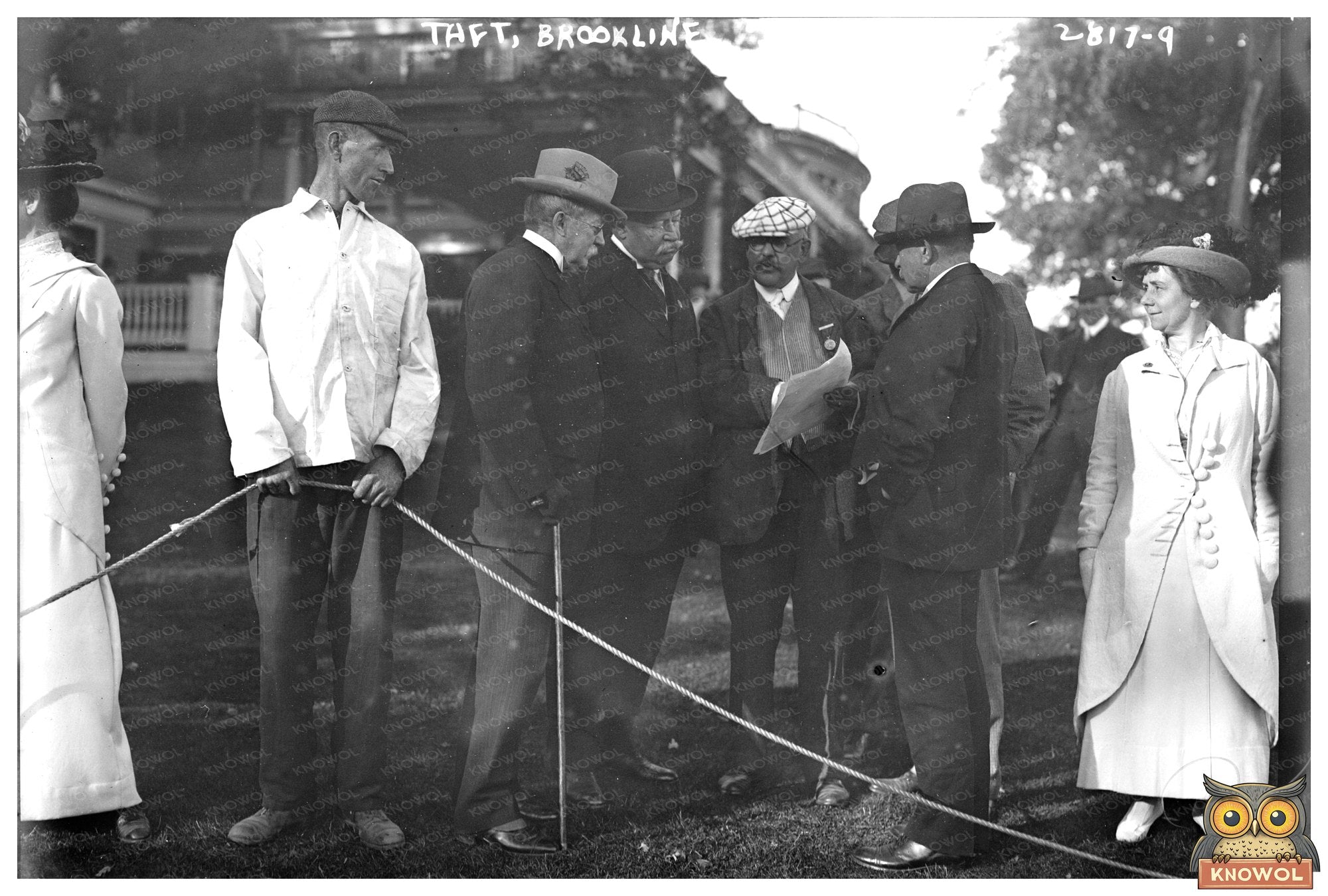 President Taft at Brookline Public Event, 1913