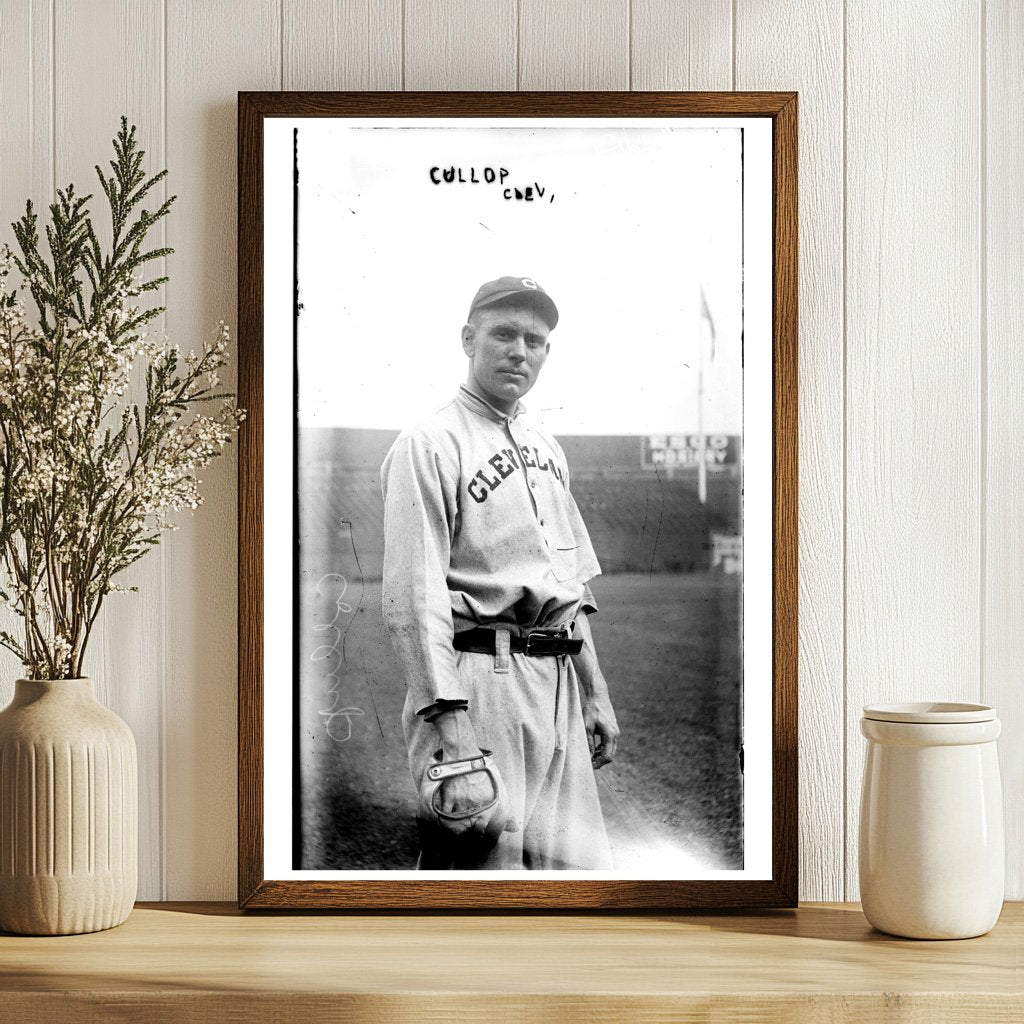 Cleveland Baseball Star at Polo Grounds, 1913