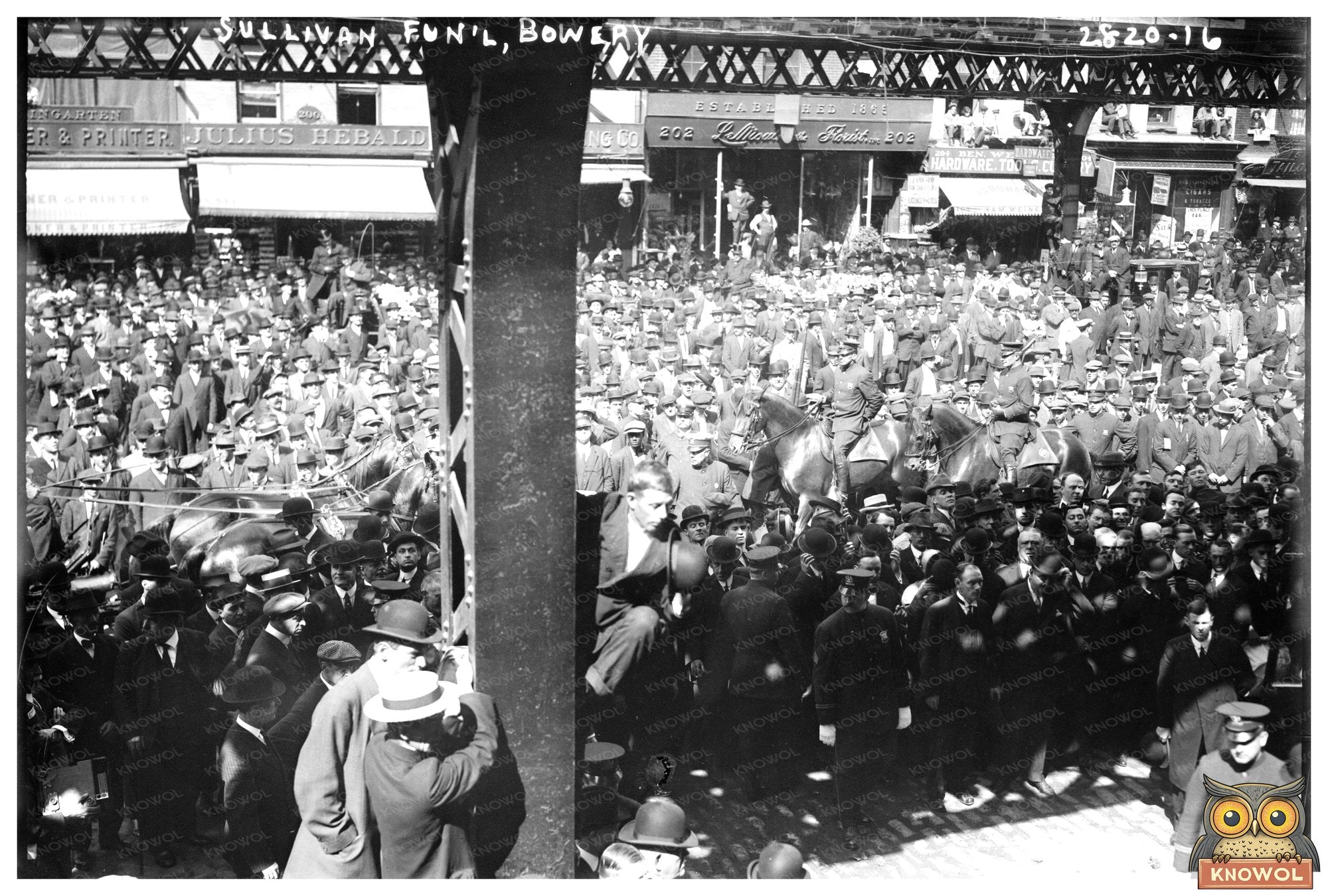 1910s Sullivan Funeral on Historic Bowery