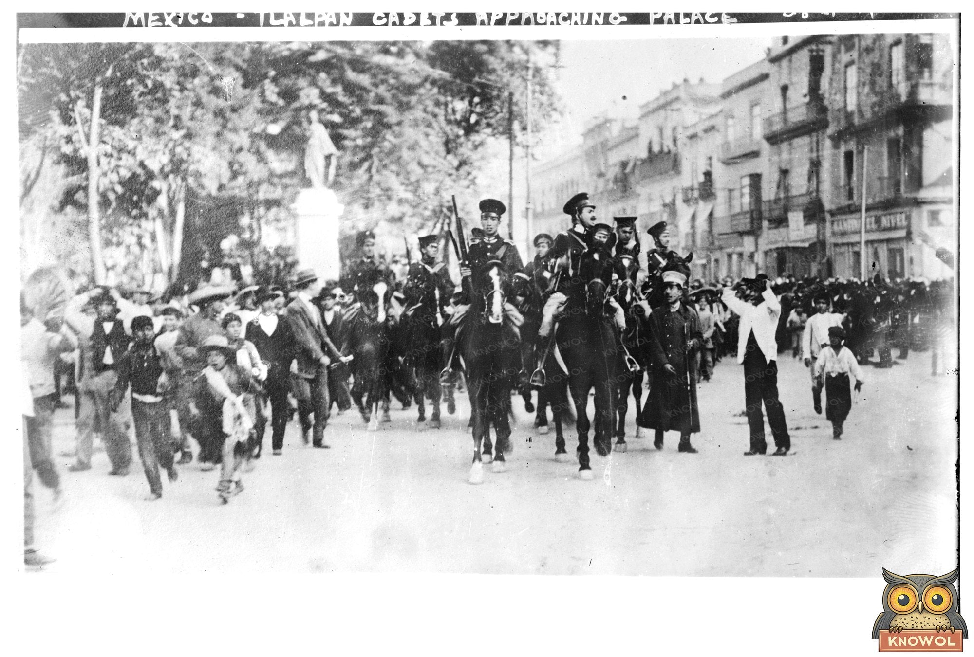 Historic March of Tlalpan Cadets to the Palace, 1913
