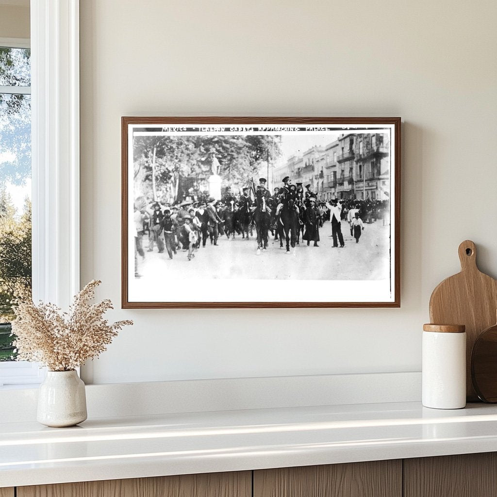 Historic March of Tlalpan Cadets to the Palace, 1913
