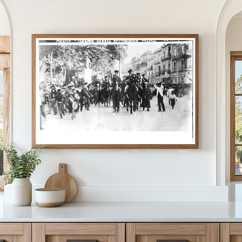 Historic March of Tlalpan Cadets to the Palace, 1913