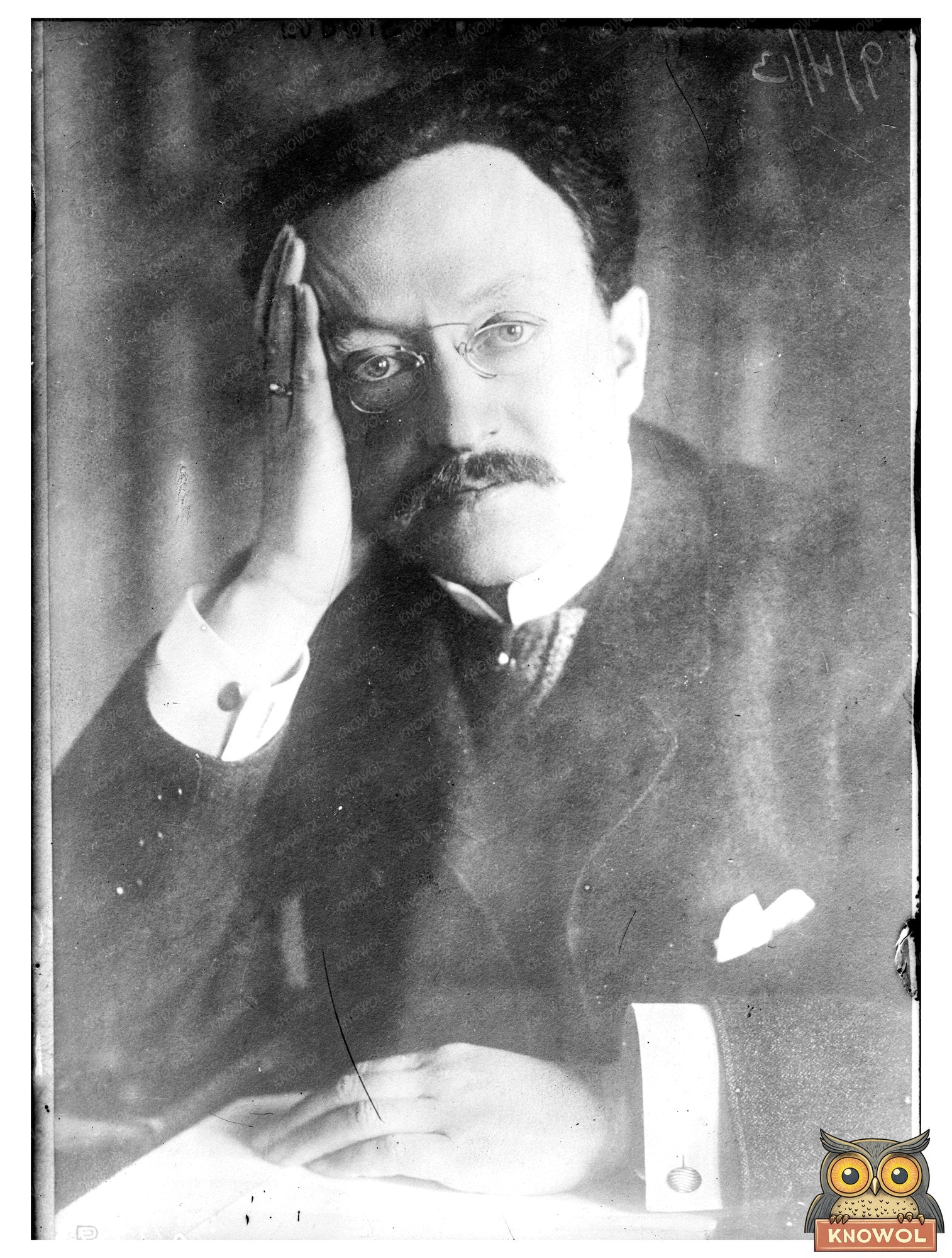 1913 Portrait of a German Literary Pioneer
