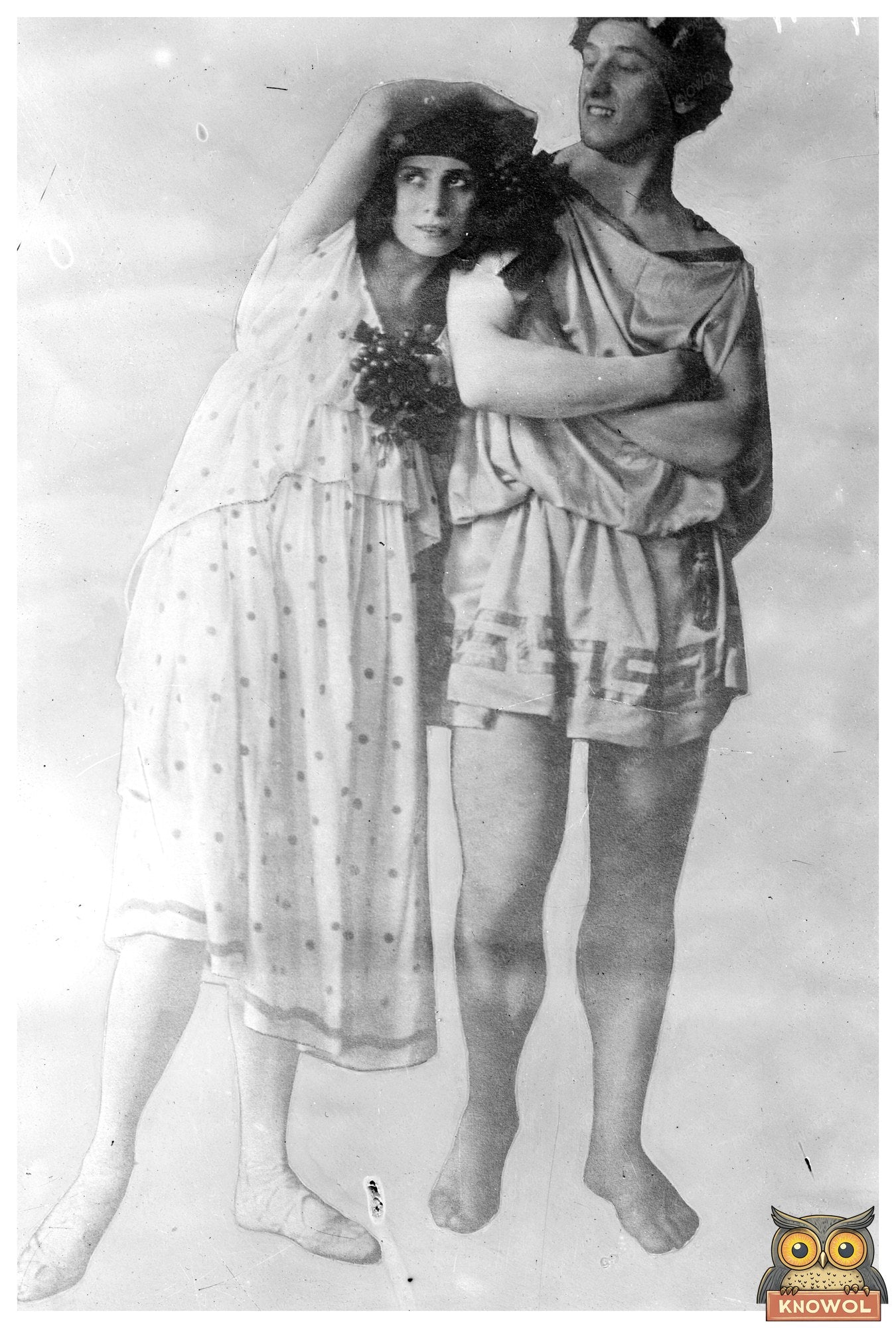 Classic Ballerina Duo: Pavlova & Novikoff c. 1910