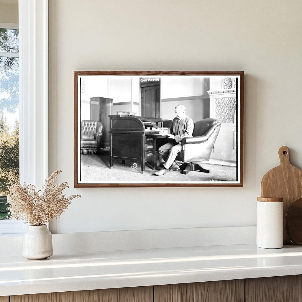 Governor Glynns Historic Office Portrait, 1910s