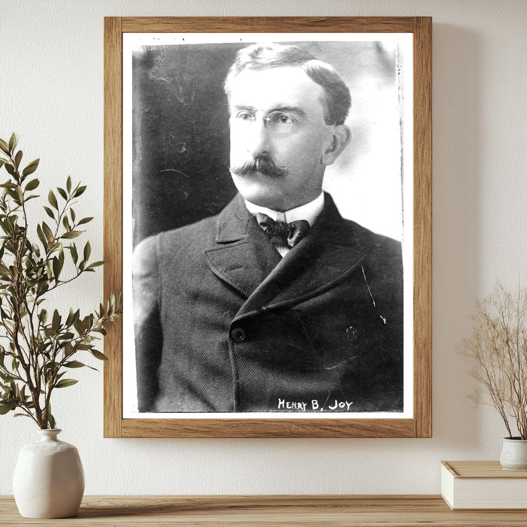 Vintage Portrait of an Early Automotive Pioneer