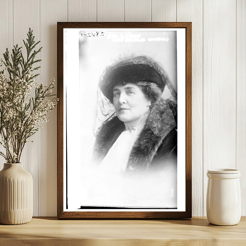 Elegant Portrait of Lady Randolph Churchill, 1910s