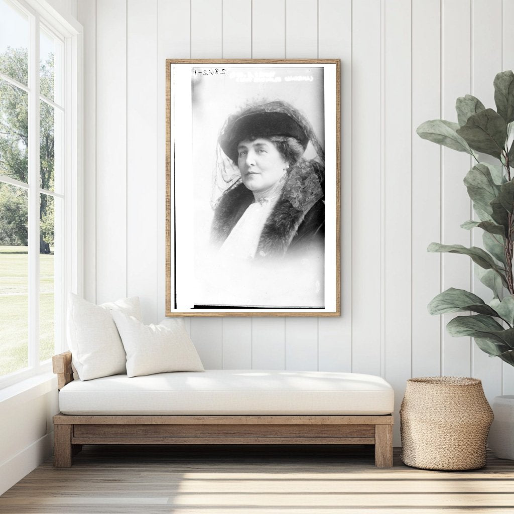 Elegant Portrait of Lady Randolph Churchill, 1910s