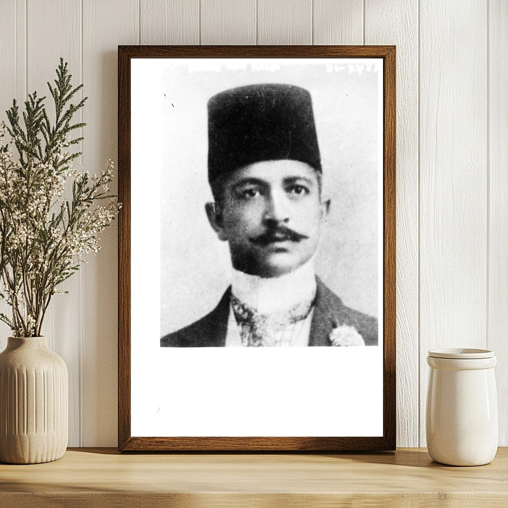Elegant Portrait of Ottoman Grand Vizier Said Halim